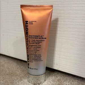 Peter Thomas Roth Potent-C Power Scrub in Orange and Silver
